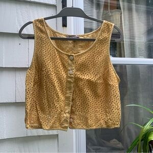 Everlane Cotton Eyelet Tank - Size 10